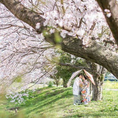 【3・4月限定＊さくらフォトプラン】桜をバックに一生モノのフォトウェディングを撮影しませんか？